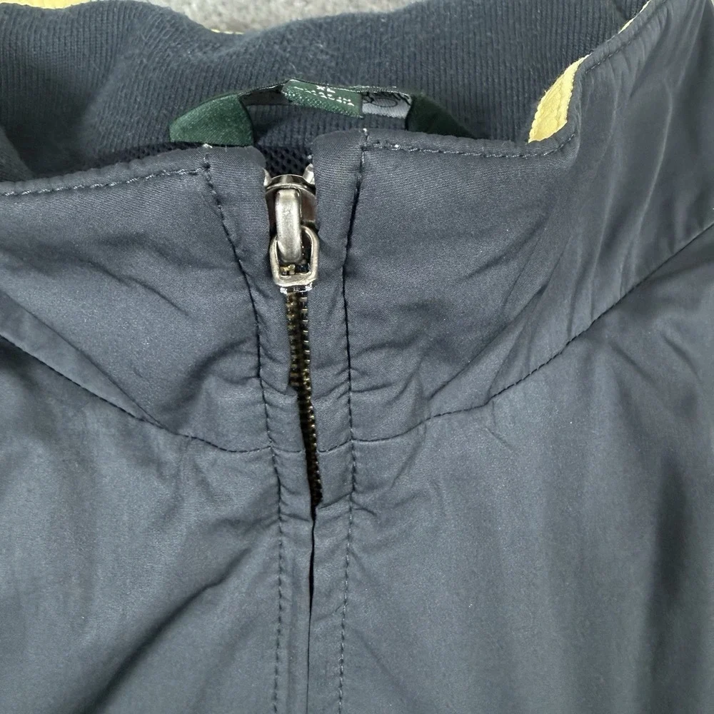 Brooks Brothers Country‎ Club Vest Men's XL Blue Windbreaker Golf Full Zip